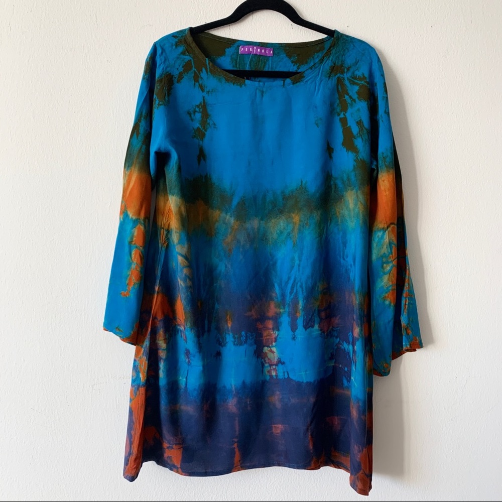 Unique Tie Dye Mini Dress